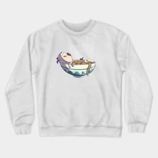 Ramen bath anyone Crewneck Sweatshirt